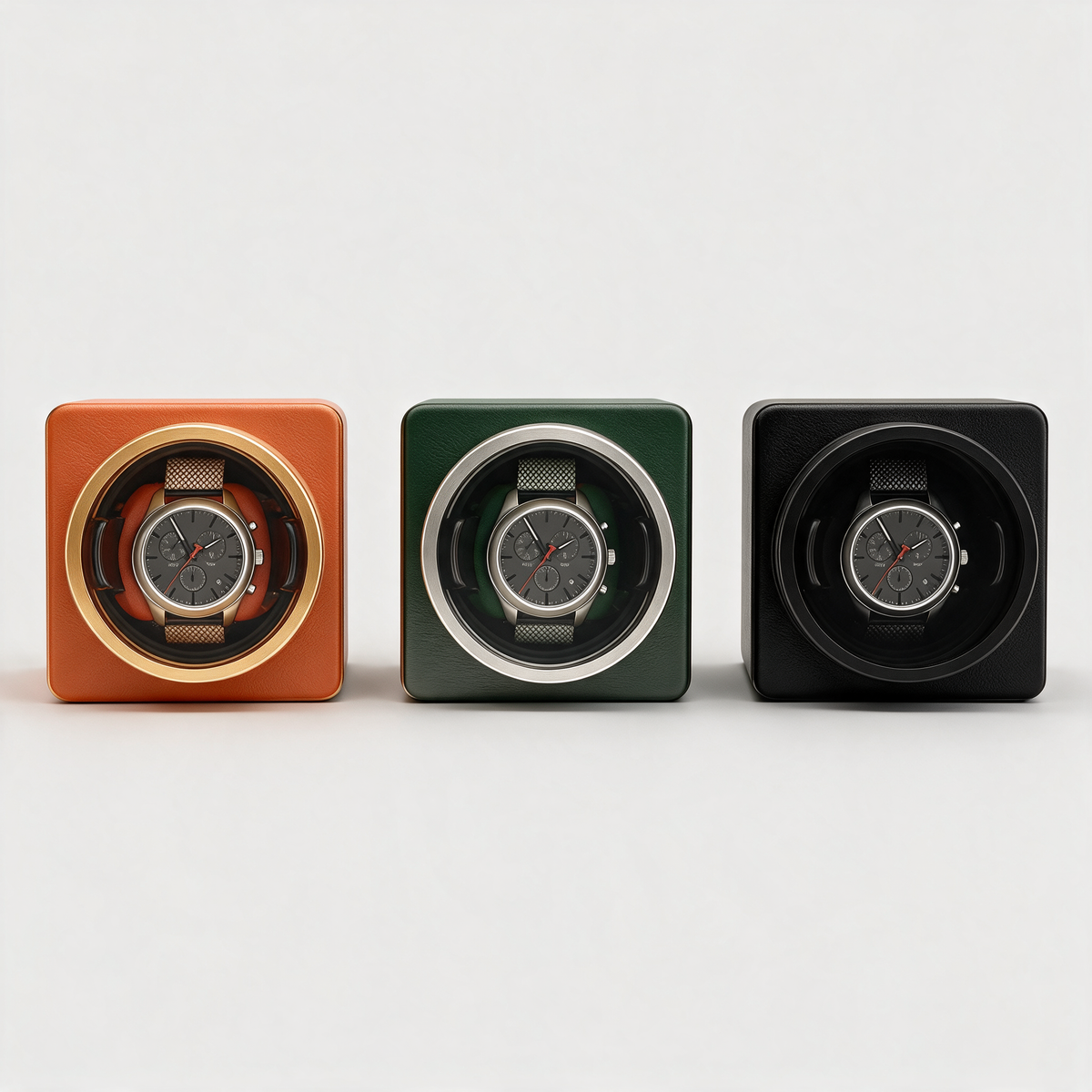 Corvane travel watch winder - front view