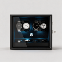Wyndemere 6+6 automatic watch winder, straight-on front view