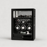 Thalorn fingerprint-lock watch winder for 6 watches, front view