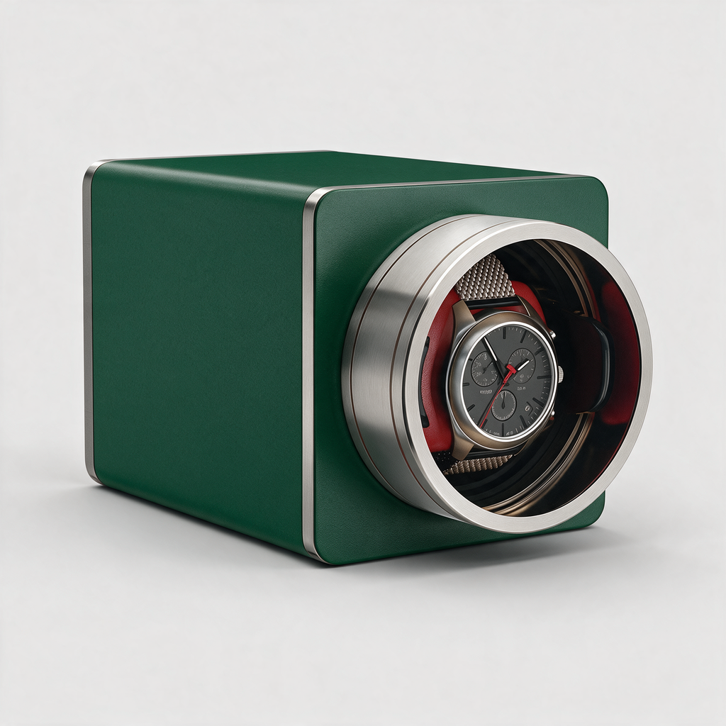 Corvane watch winder - Vintage Green