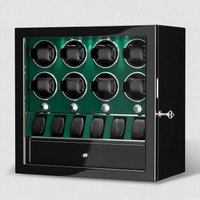 Mervane 8-winder watch cabinet - Green interior
