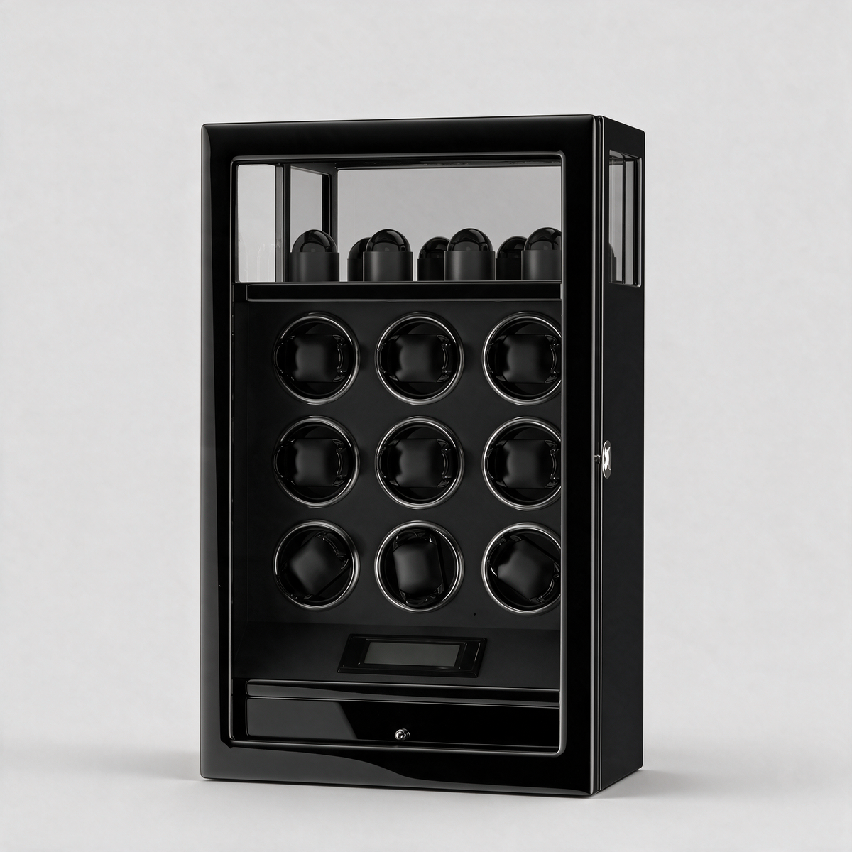 Ashgrove fingerprint watch winder - Black