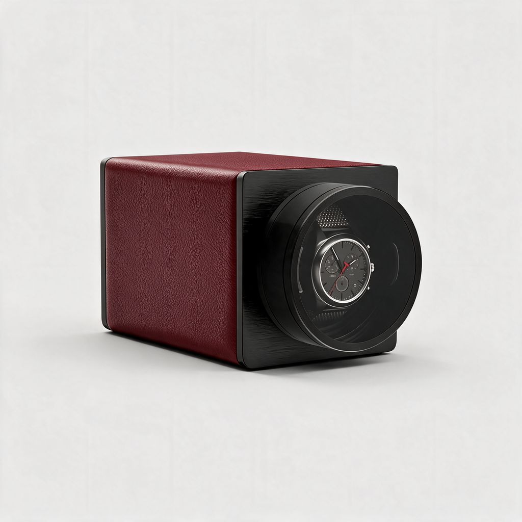Aurelis single watch winder - Red