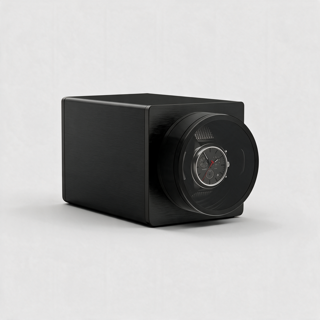 Aurelis single watch winder - Shadow Black